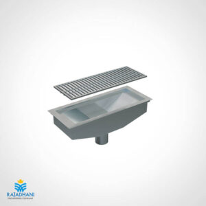 Floor Gratings with Drain Trough