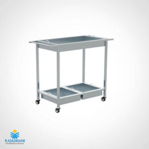 Service Trolley with Removable Trays